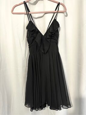 Guess Classic Black Spaghetti-Strap Dress - Women's